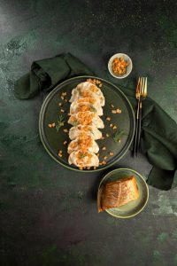 Pierogi z wędzonym dorszem -Naturalnie Bałtycki foto Joanna Matyjek Rybne specjały nie tylko na wigilię